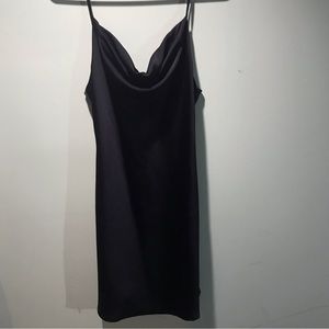 Urban Outfitters black slip dress